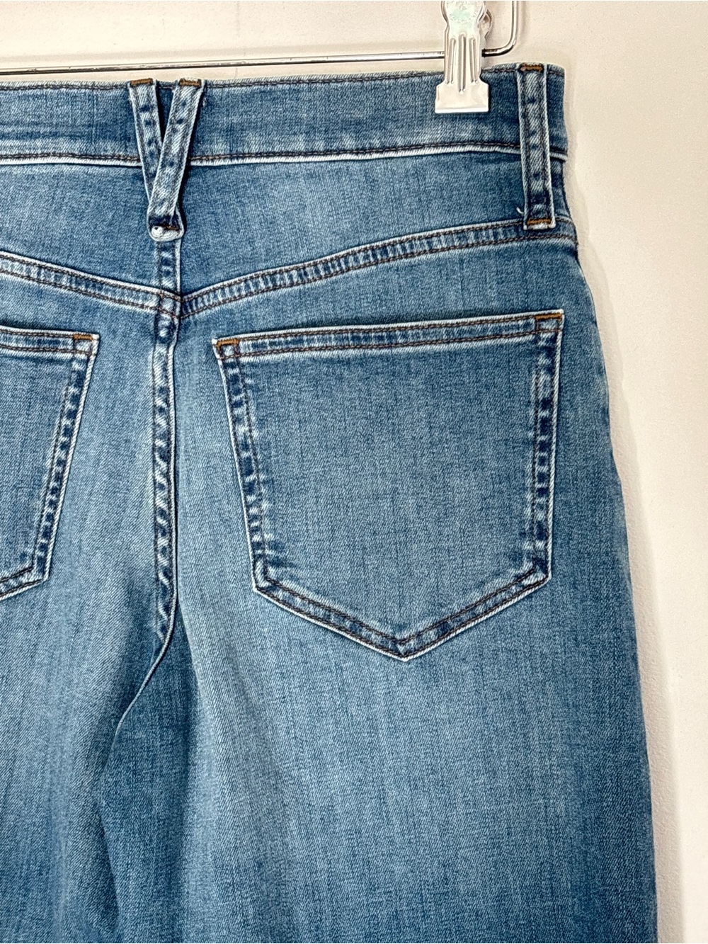 J Crew Slim Wide Leg Jeans Size 27 Petite Inseam 23 inches - Picture 13 of 16